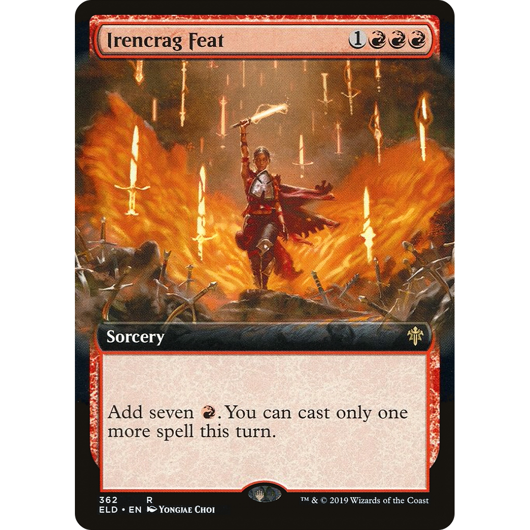 Irencrag Feat (Extended Art) (ELD-362) - Throne of Eldraine: (Extended Art)