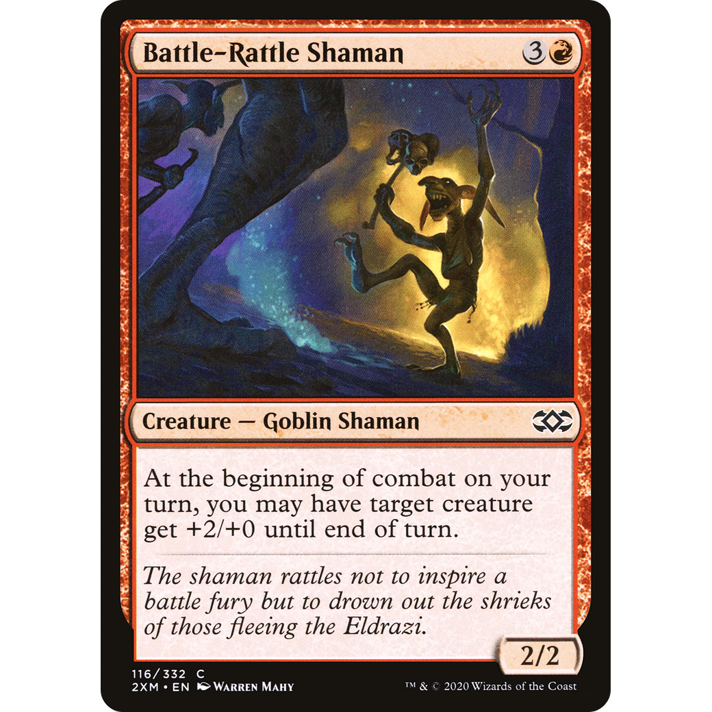 Battle-Rattle Shaman (2XM-116) - Double Masters Foil