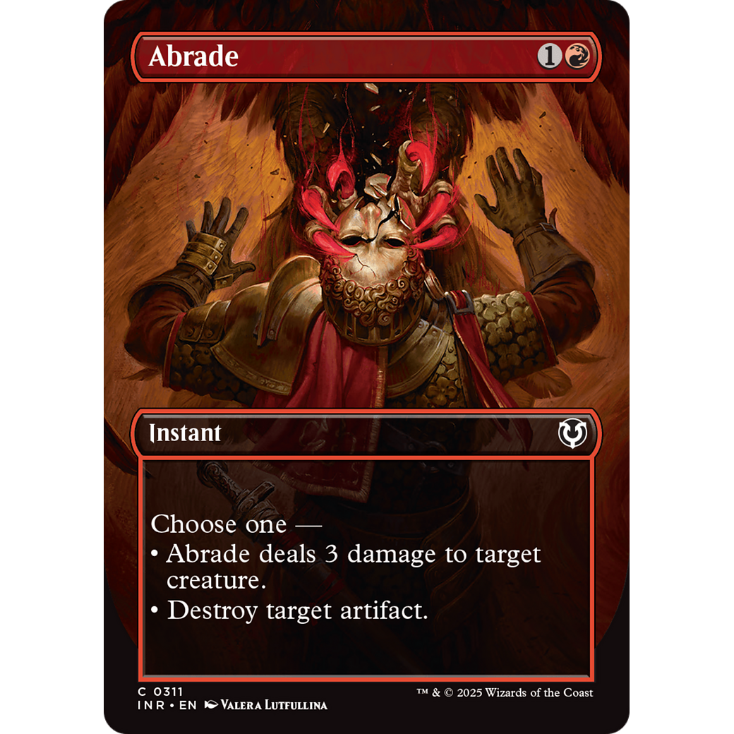 Abrade (INR-311) - Innistrad Remastered (Borderless) Foil