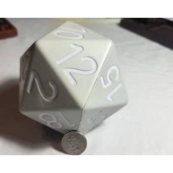 Big Foam Dice 4 inch D20's (11 colors) by Zucati: Yellow