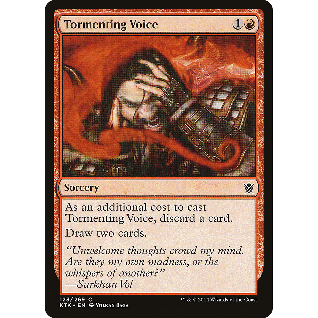 Tormenting Voice (KTK-123) - Khans of Tarkir Foil