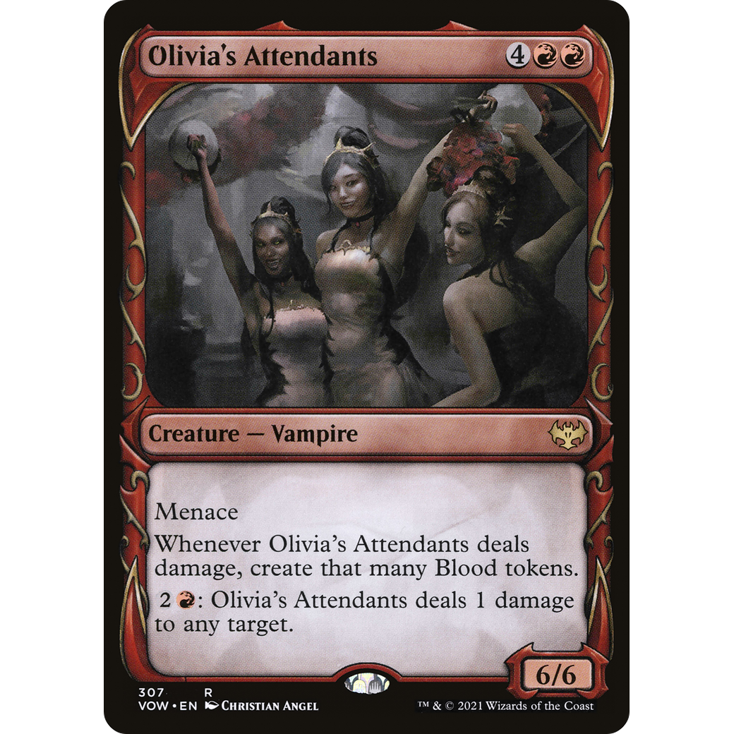 Olivia's Attendants (Showcase) (VOW-307) - Innistrad: Crimson Vow: (Showcase)
