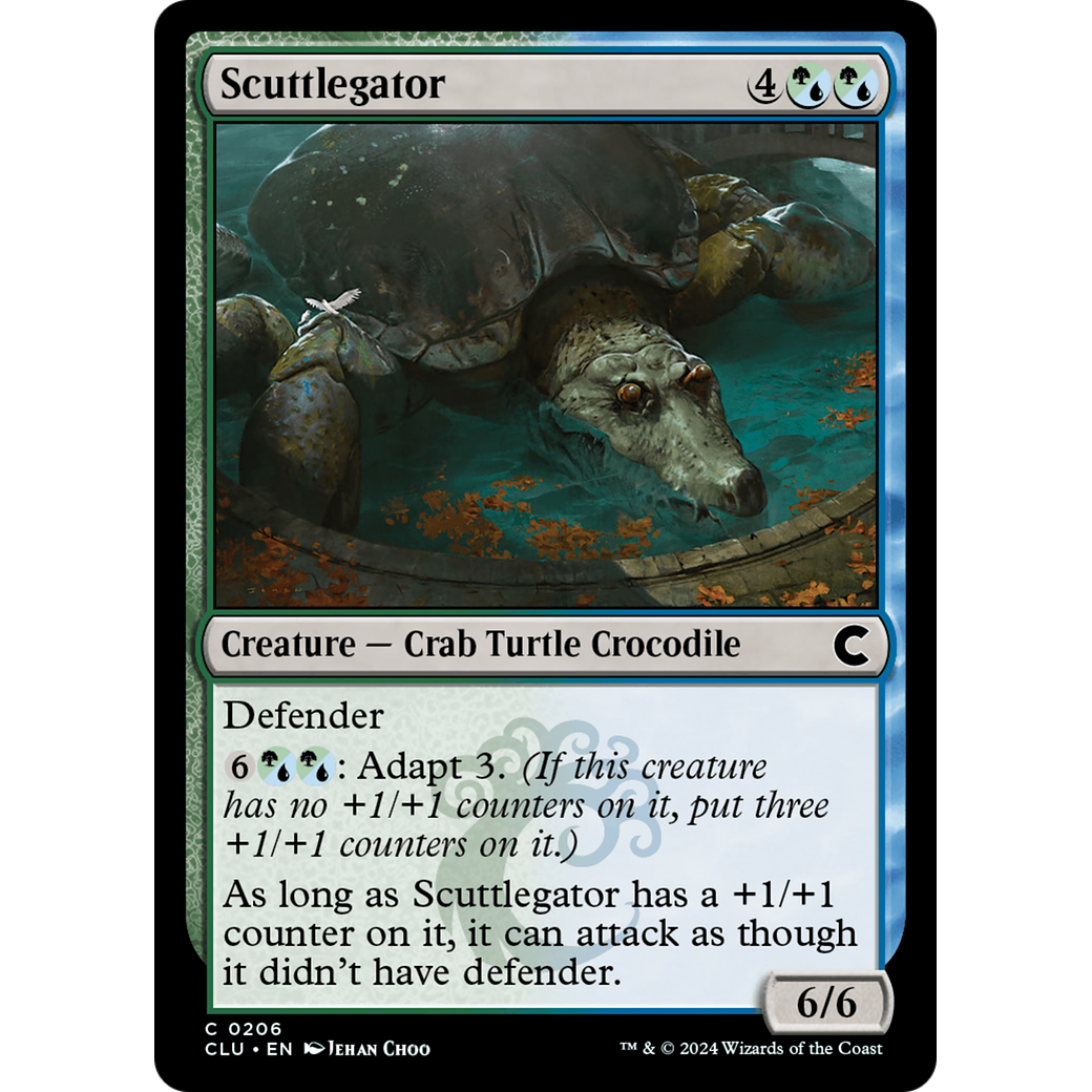 Scuttlegator (CLU-206) - Ravnica: Clue Edition