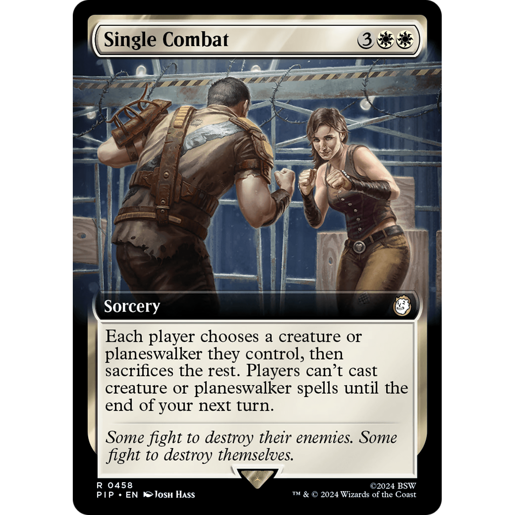 Single Combat (PIP-458) - Fallout: (Extended Art) Foil