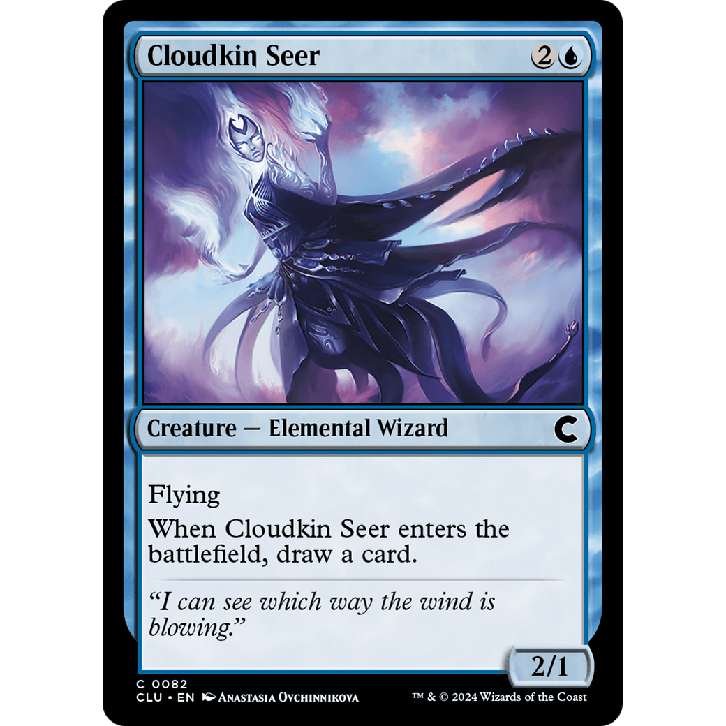 Cloudkin Seer (CLU-082) - Ravnica: Clue Edition