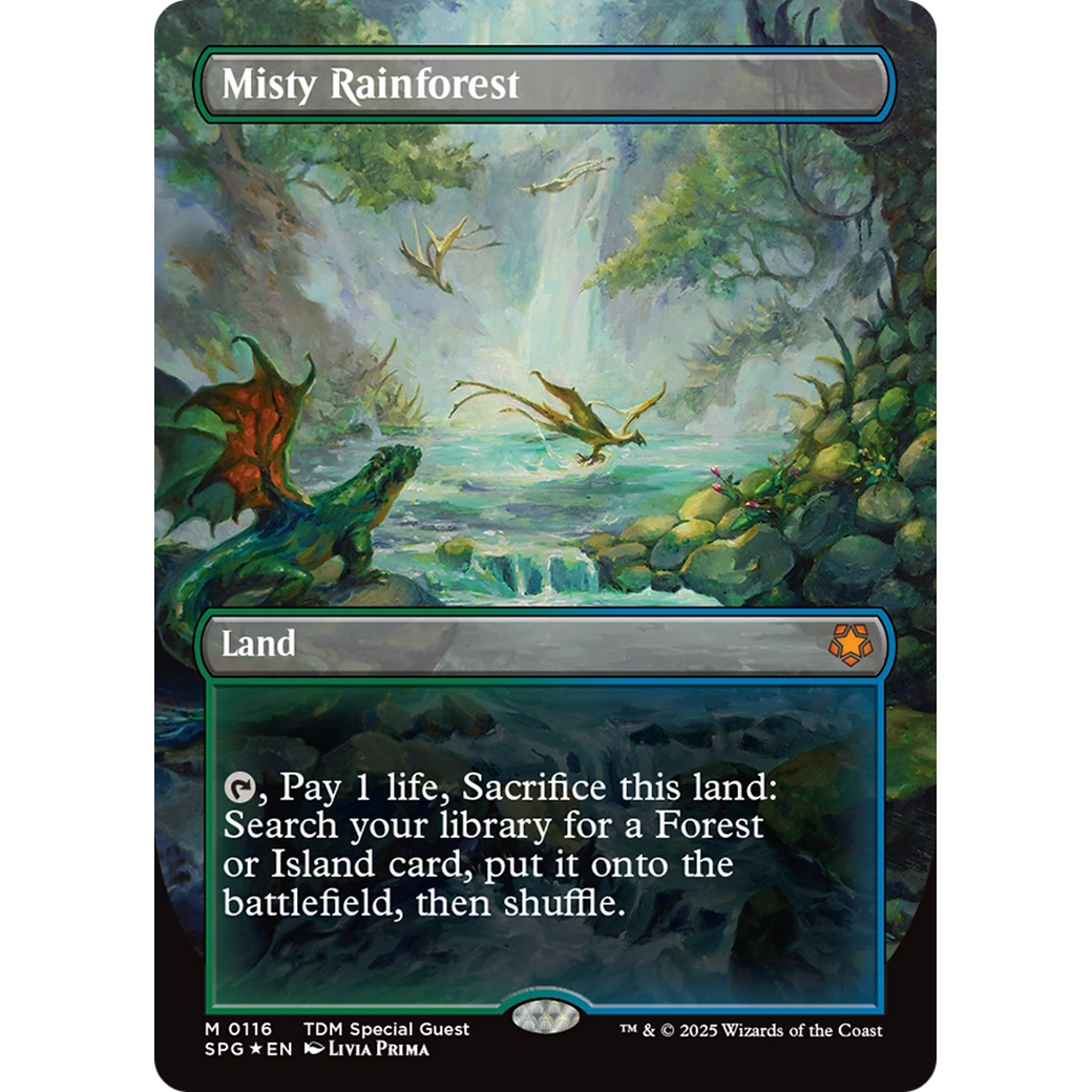 Misty Rainforest (SPG-116) - Special Guests (Borderless) Foil