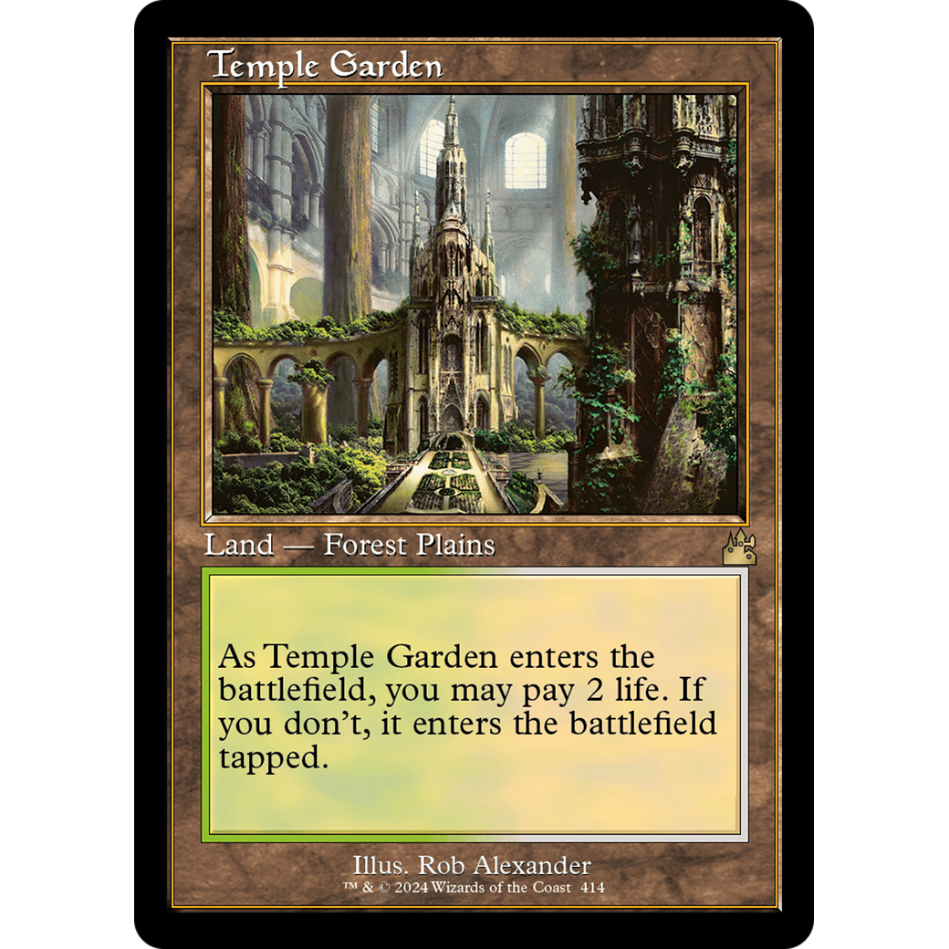 Temple Garden (RVR-414) - Ravnica Remastered