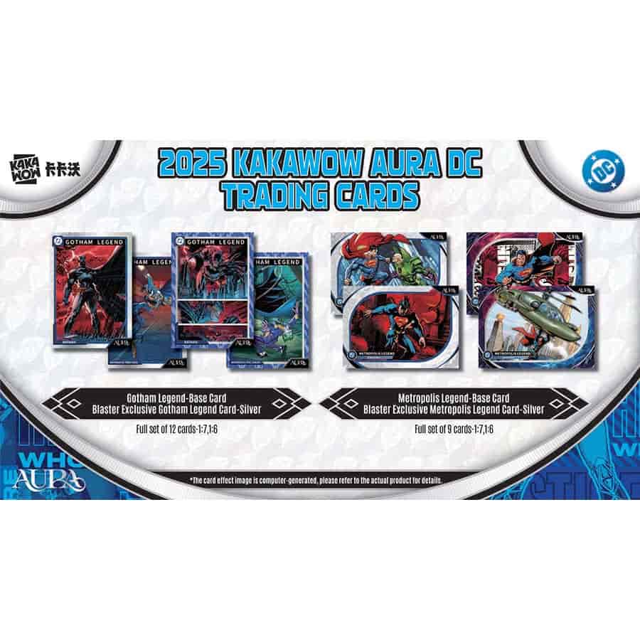 2025 Aura DC Blaster Edition Trading Cards