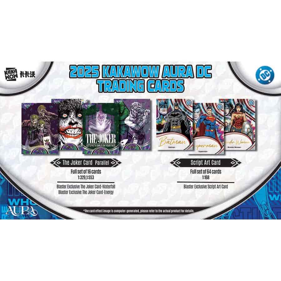 2025 Aura DC Blaster Edition Trading Cards