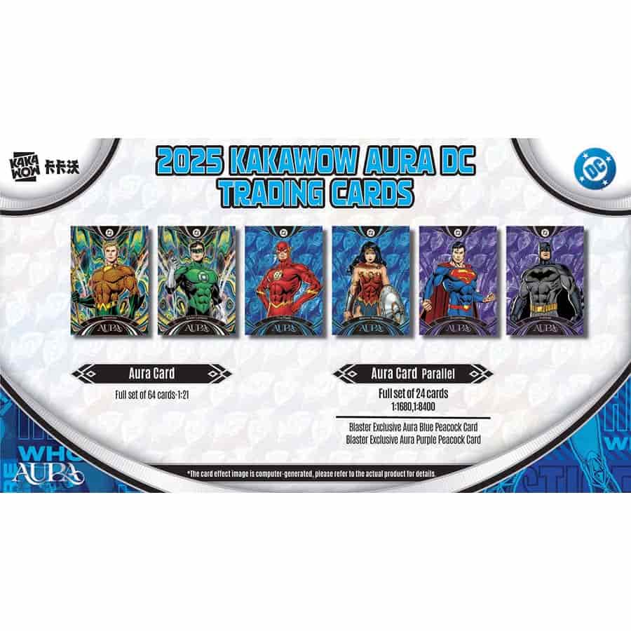 2025 Aura DC Blaster Edition Trading Cards