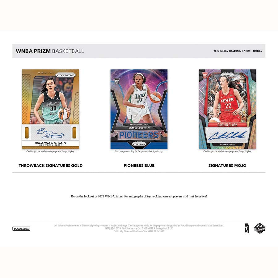 2025 Panini Prizm WNBA Basketball Hobby Box