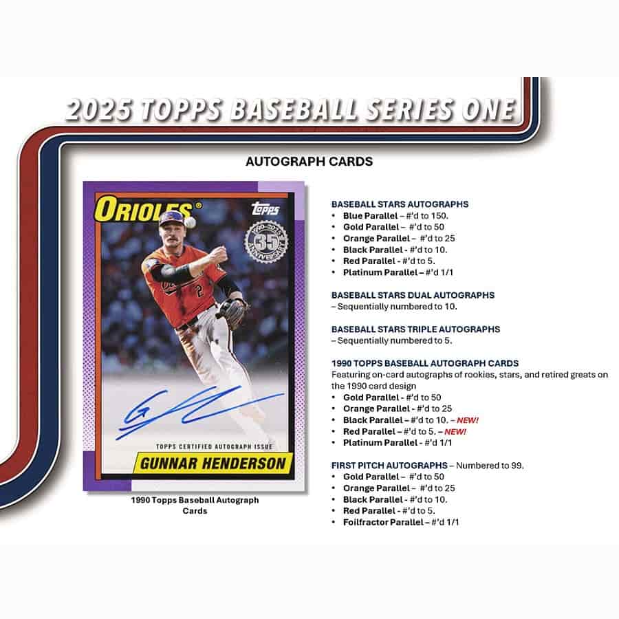 Topps 2025 Series 1 Baseball Hobby Breaker