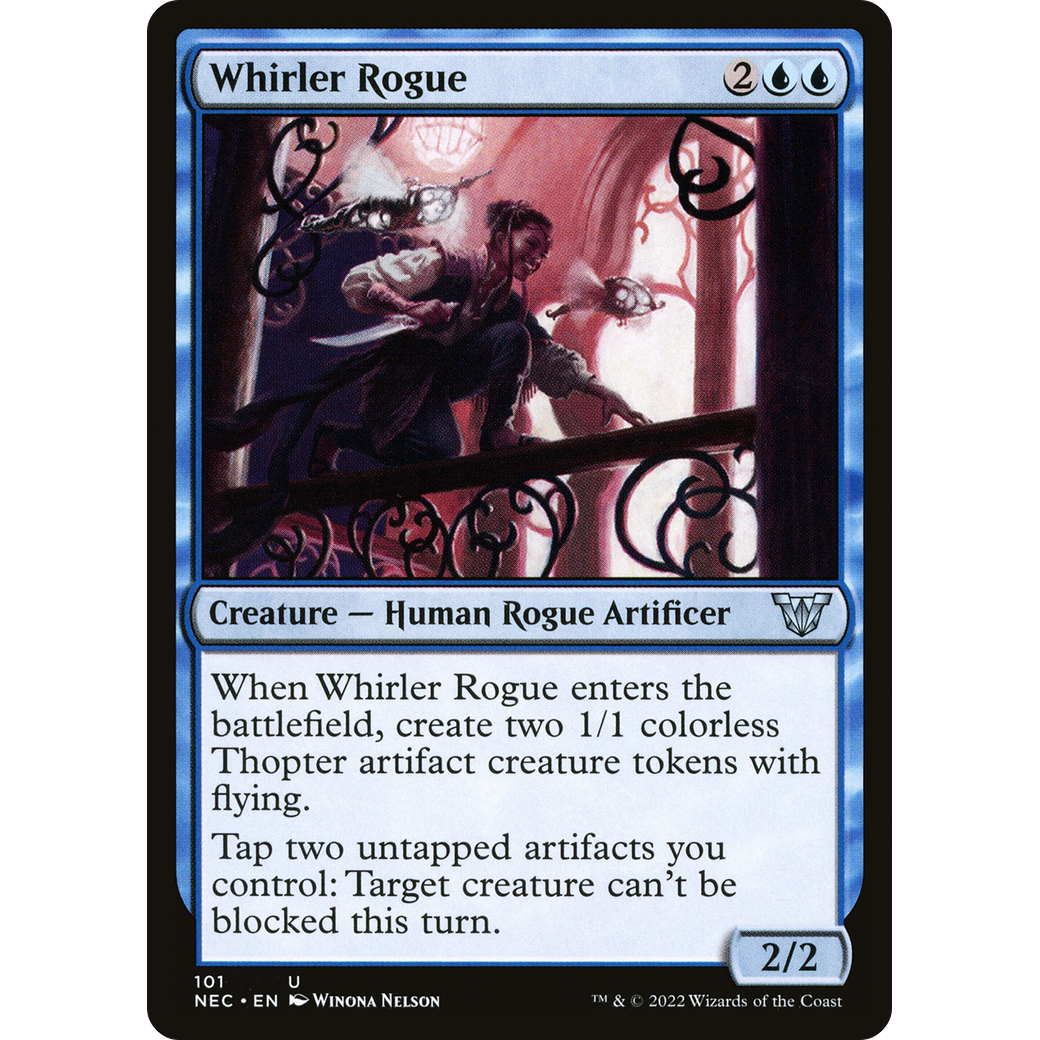 Whirler Rogue (NEC-101) - Neon Dynasty Commander