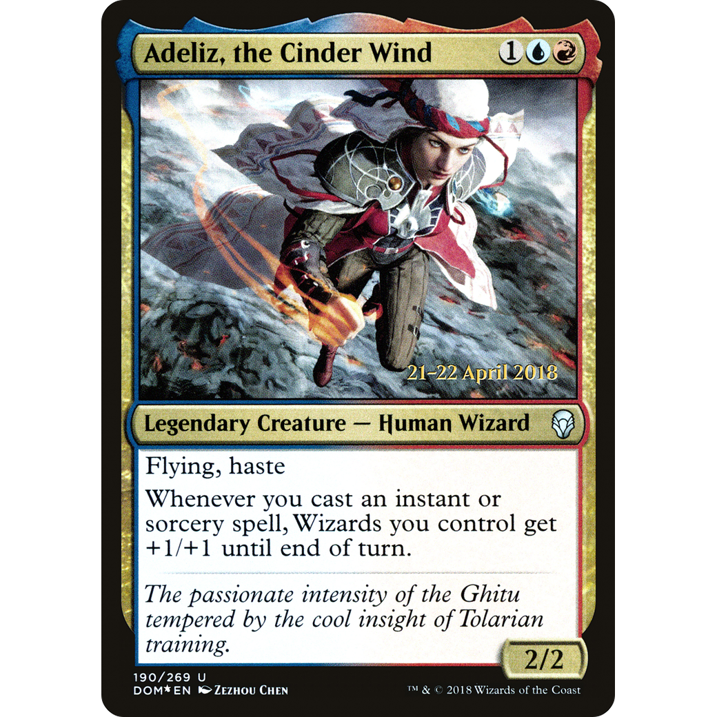 Adeliz, the Cinder Wind (PRE-190) - Dominaria Promos Foil