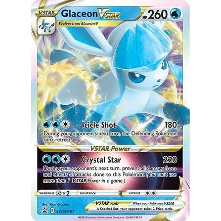 Glaceon VSTAR - SWSH197 SWSH197/307 - SWSH Sword & Shield Promo Cards Holofoil