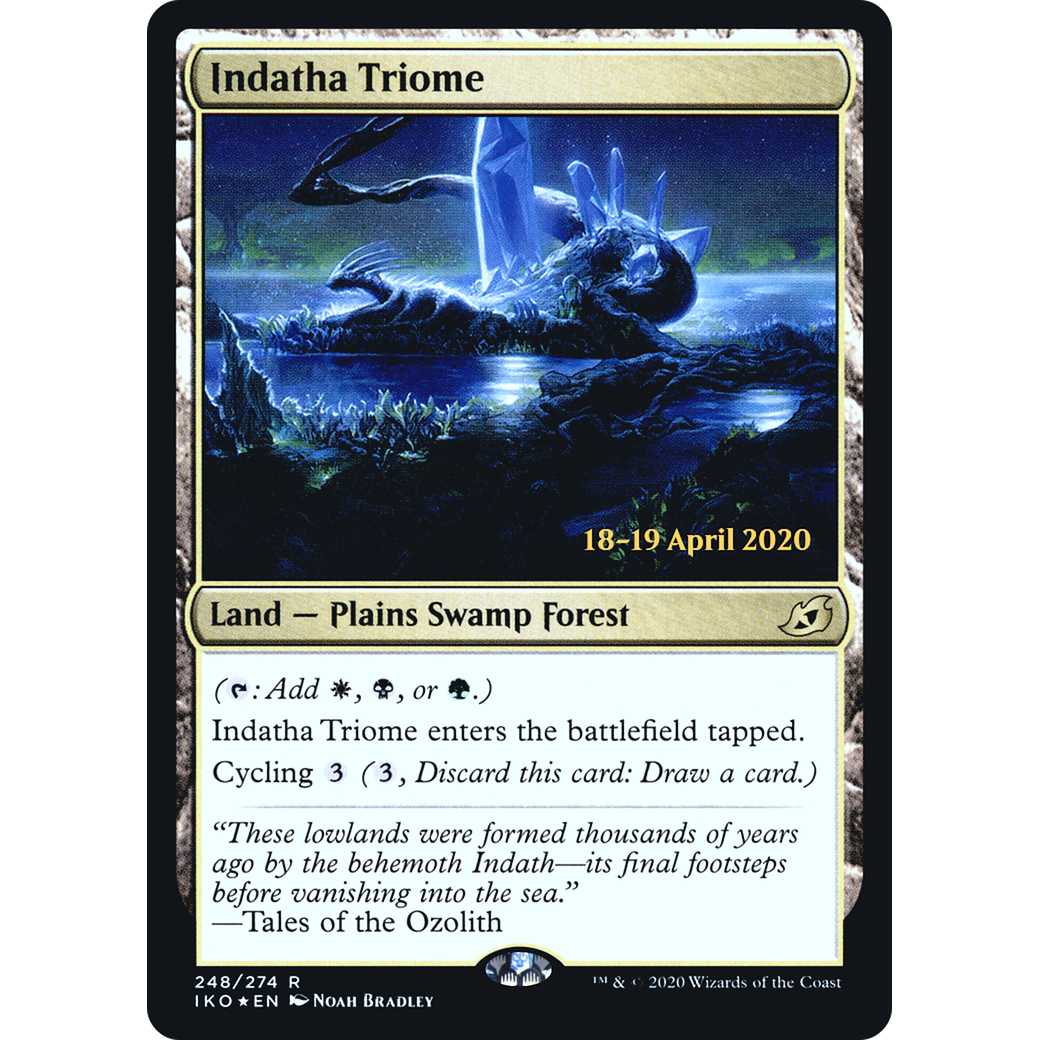 Indatha Triome (PRE-248) - Ikoria: Lair of Behemoths Promos Foil