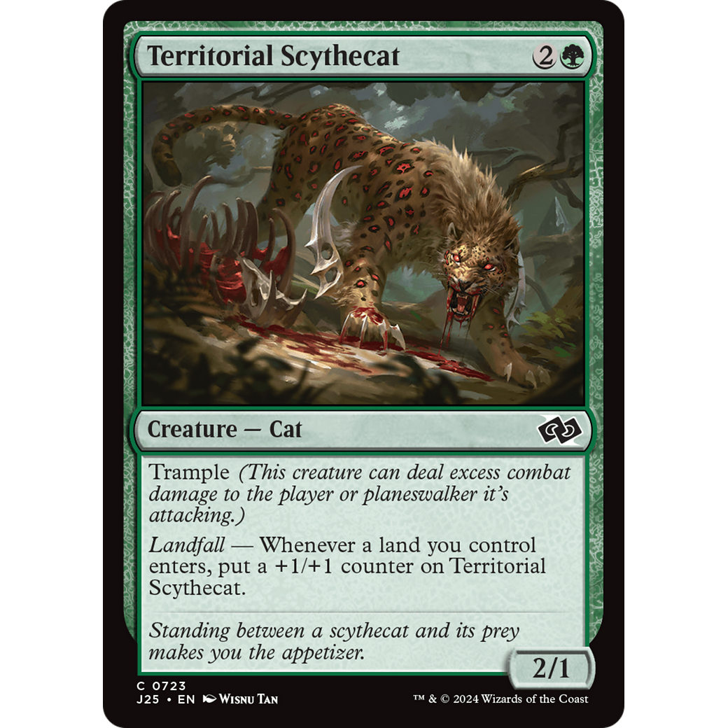 Territorial Scythecat (J25-723) - Foundations Jumpstart