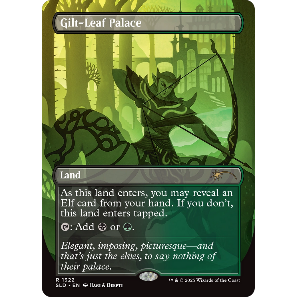 Gilt-Leaf Palace (SLD-1322) - Secret Lair Drop (Borderless)