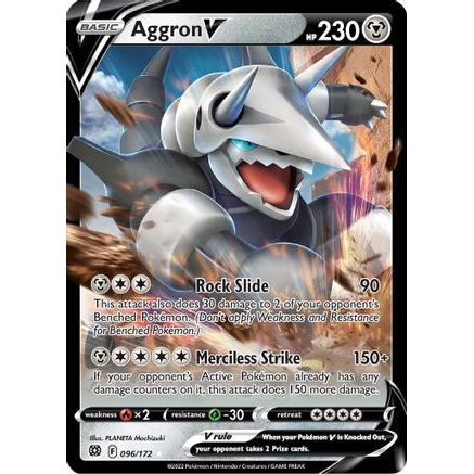 Aggron V 96/172 - SWSH09 Brilliant Stars Holofoil