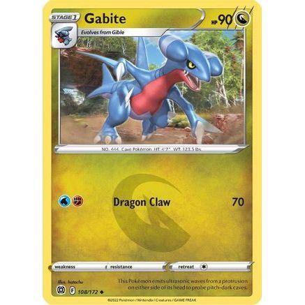 Gabite 108/172 - SWSH09 Brilliant Stars Reverse Holofoil