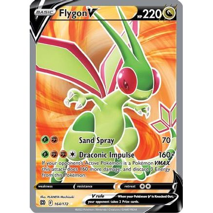 Flygon V (Full Art) 164/172 - SWSH09 Brilliant Stars Holofoil