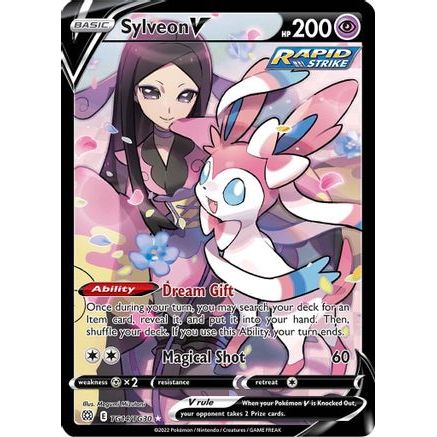Sylveon V TG14/30 - SWSH09 Brilliant Stars Trainer Gallery Holofoil