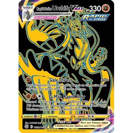 Rapid Strike Urshifu VMAX (Secret) TG30/30 - SWSH09 Brilliant Stars Trainer Gallery Holofoil