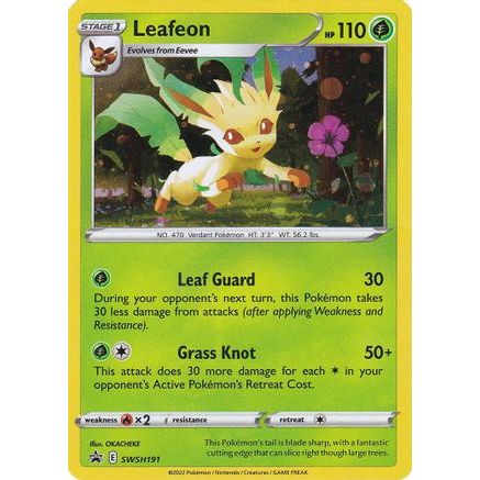 Leafeon - SWSH191 SWSH191/307 - SWSH Sword & Shield Promo Cards Holofoil