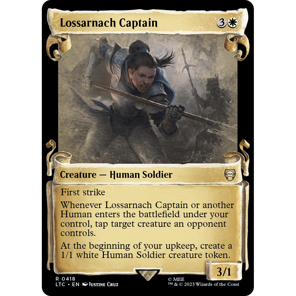 Lossarnach Captain (LTC-418) - Tales of Middle-earth Commander: (Showcase)