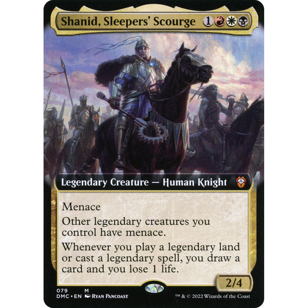 Shanid, Sleepers' Scourge (Extended Art) (DMC-079) - Dominaria United Commander: (Extended Art) Foil