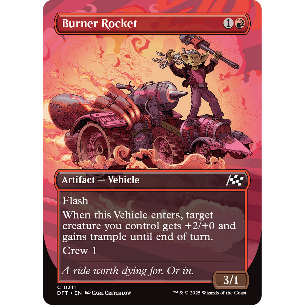 Burner Rocket (DFT-311) - Aetherdrift (Borderless) Foil