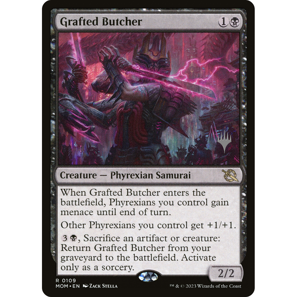 Grafted Butcher (PPMOM-109P) - March of the Machine Promos Foil