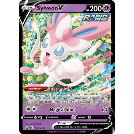 Sylveon V - SWSH202 SWSH202/307 - SWSH Sword & Shield Promo Cards Holofoil