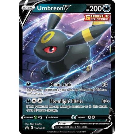 Umbreon V - SWSH203 SWSH203/307 - SWSH Sword & Shield Promo Cards Holofoil