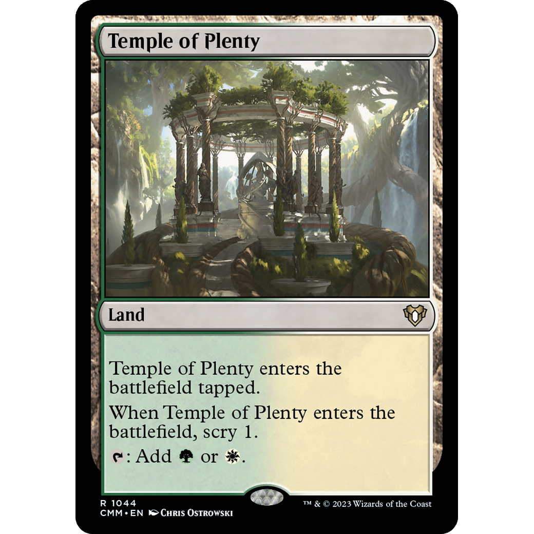 Temple of Plenty (CMM-1044) - Commander Masters