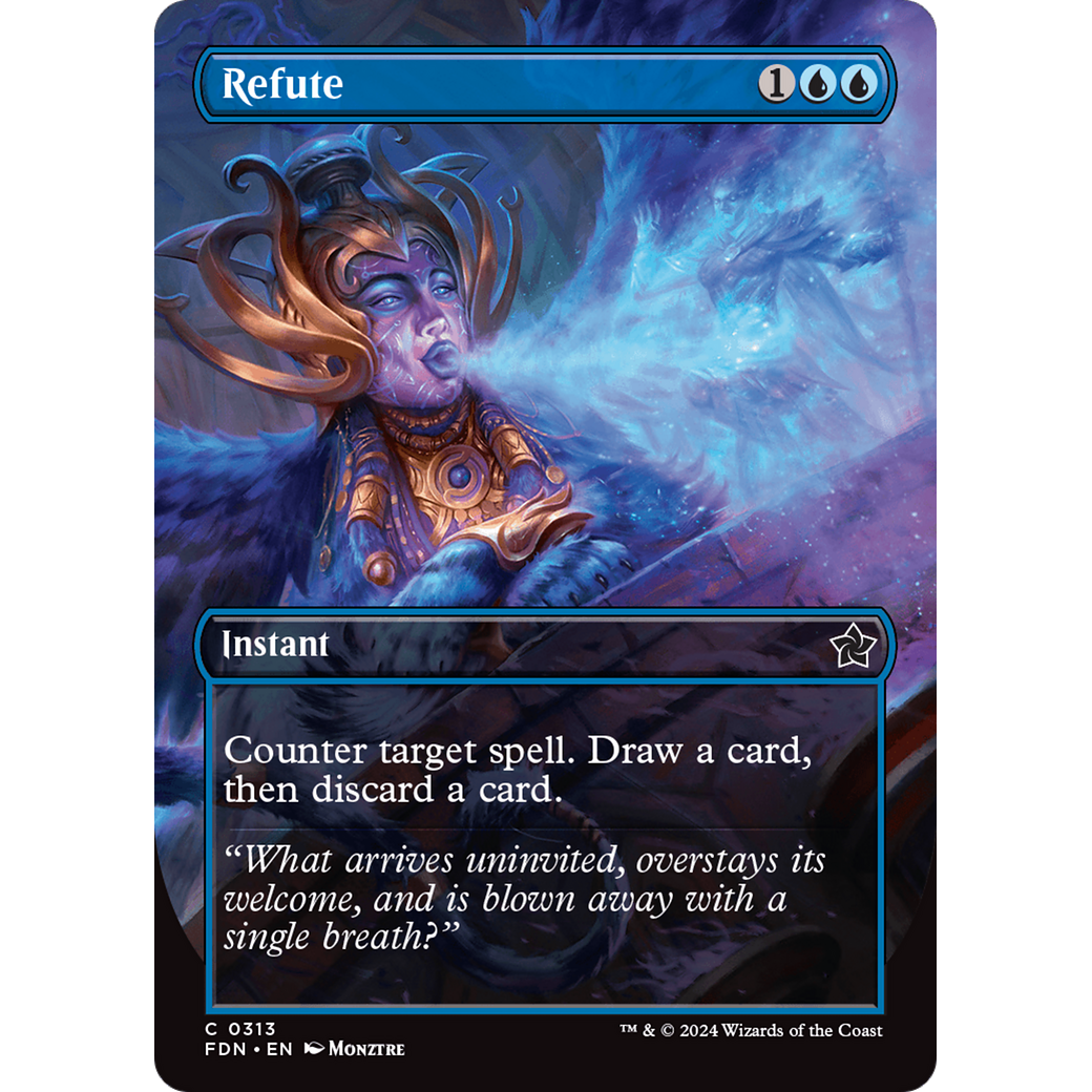 Refute (FDN-313) - Foundations (Borderless) Foil