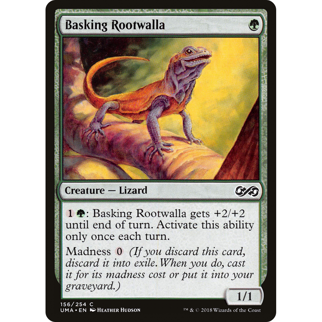 Basking Rootwalla (UMA-156) - Ultimate Masters Foil
