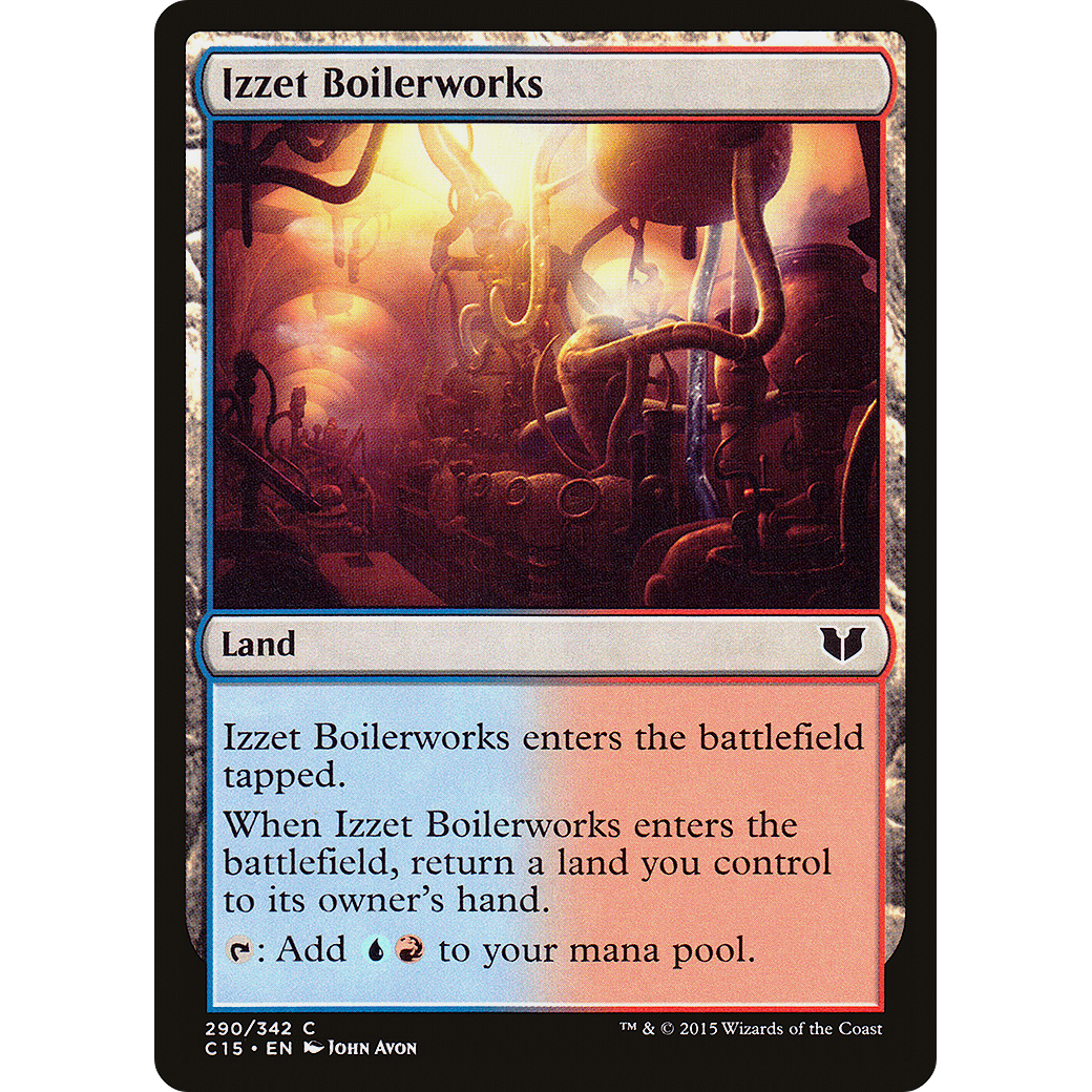Izzet Boilerworks (C15-290) - Commander 2015