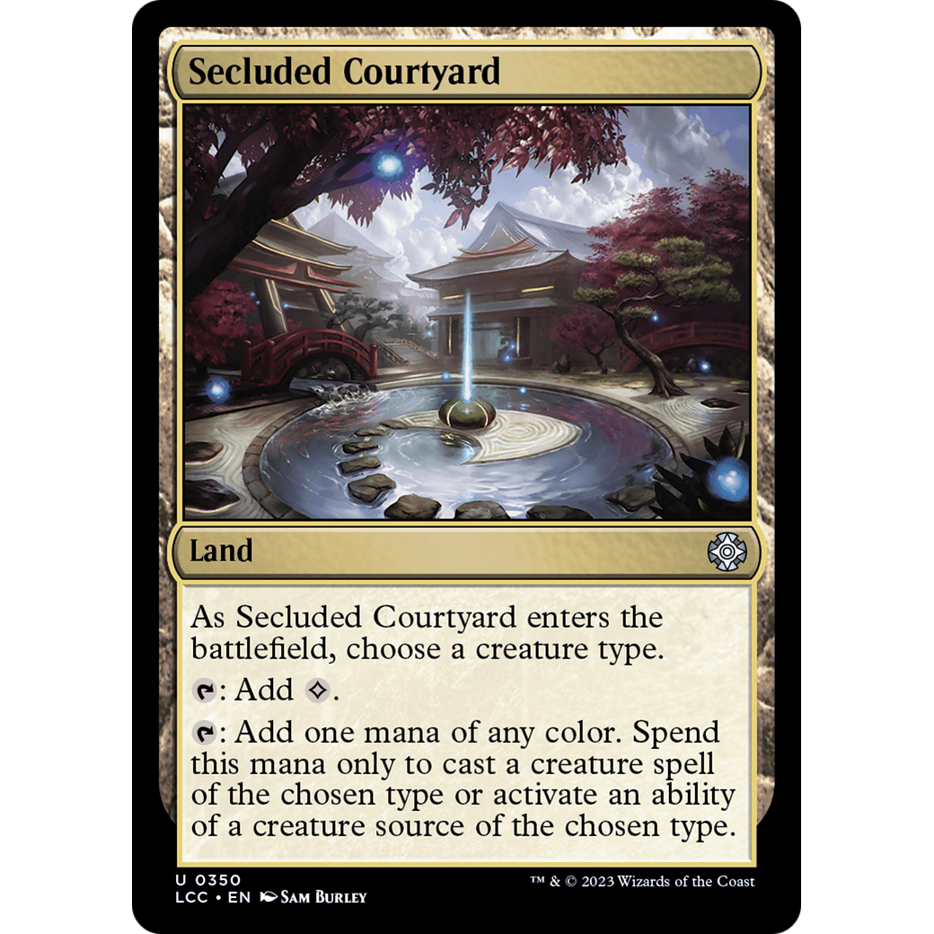 Secluded Courtyard (LCC-350) - The Lost Caverns of Ixalan Commander