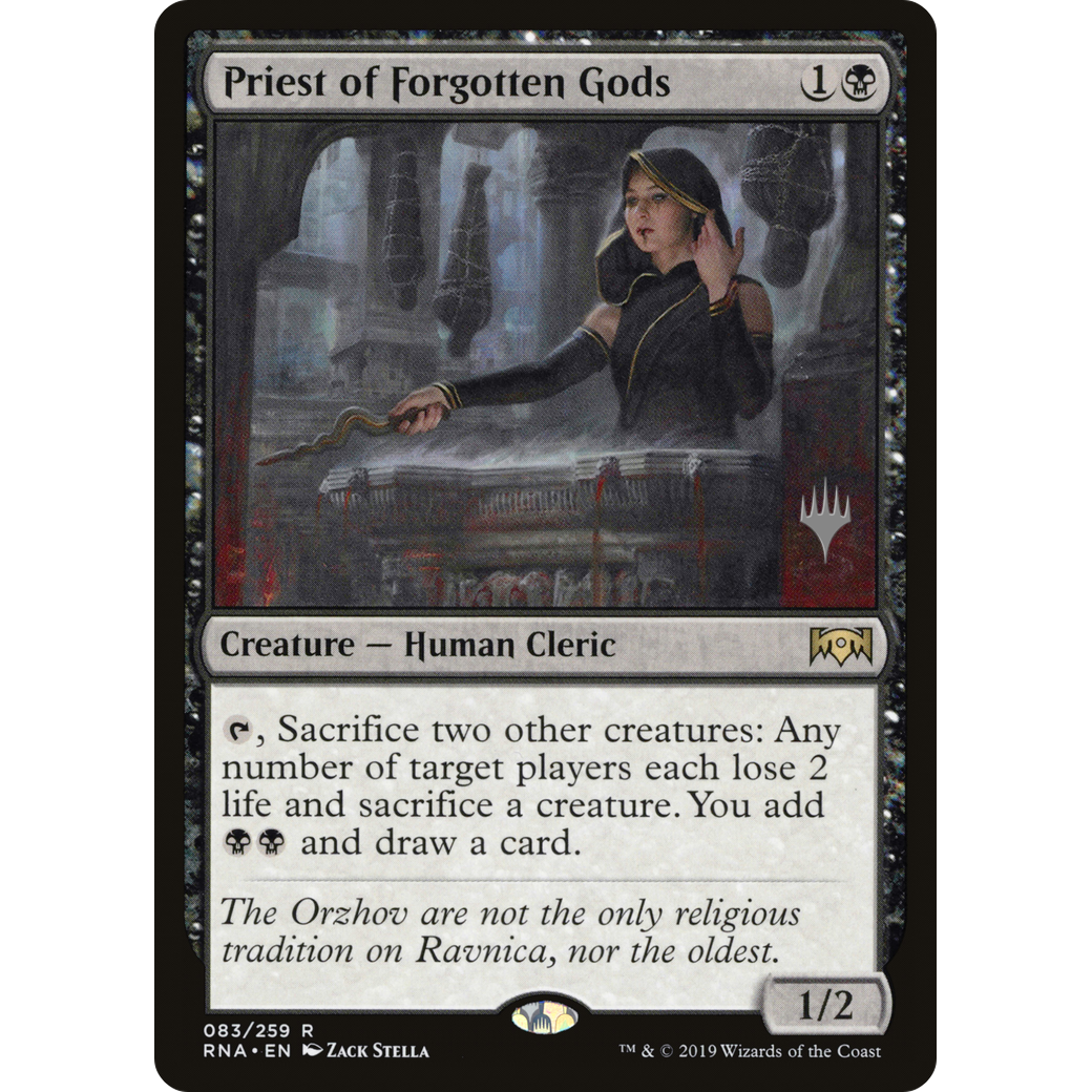 Priest of Forgotten Gods (PPELD-083) - Ravnica Allegiance Promos