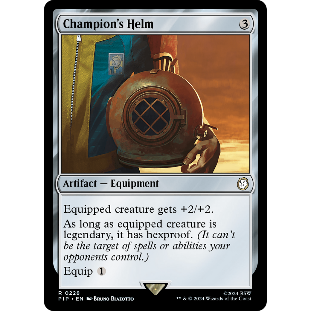 Champion's Helm (PIP-228) - Fallout Foil