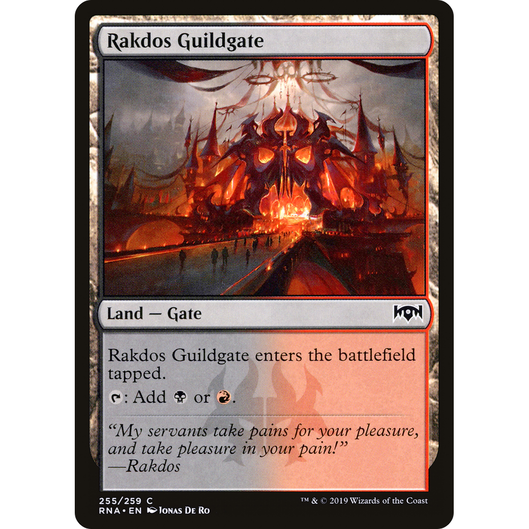 Rakdos Guildgate (255) (RNA-255) - Ravnica Allegiance