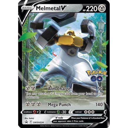 Melmetal V - SWSH224 SWSH224/307 - SWSH Sword & Shield Promo Cards Holofoil