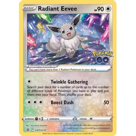 Radiant Eevee - SWSH230 SWSH230/307 - SWSH Sword & Shield Promo Cards Holofoil