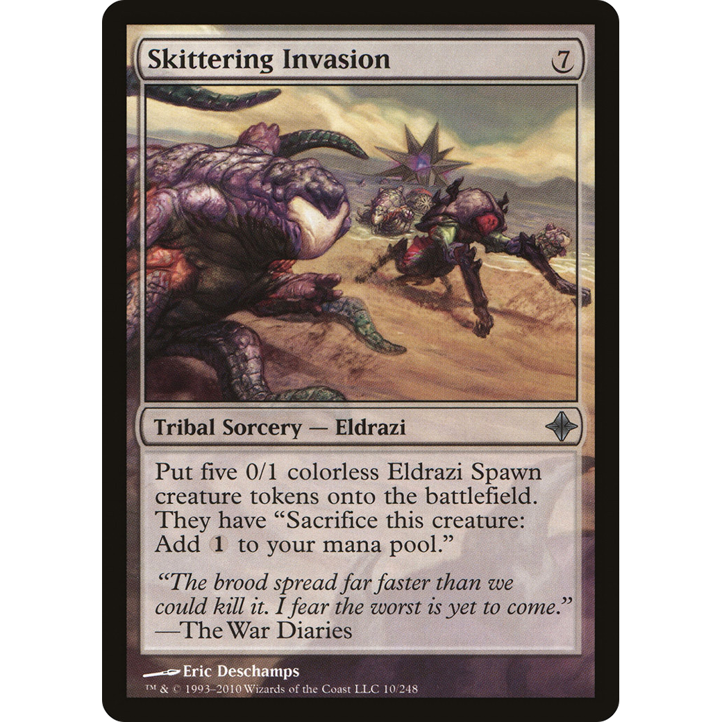 Skittering Invasion (ROE-010) - Rise of the Eldrazi Foil