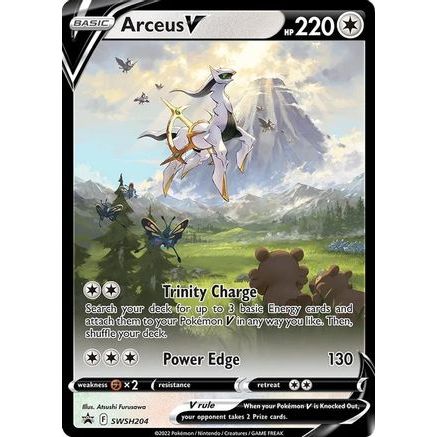 Arceus V - SWSH204 SWSH204/307 - SWSH Sword & Shield Promo Cards Holofoil