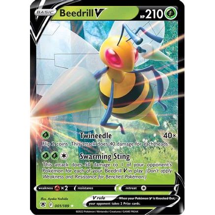 Beedrill V 1/189 - SWSH10 Astral Radiance Holofoil