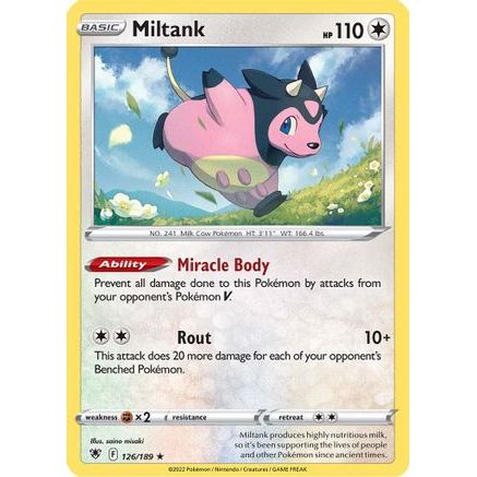 Miltank 126/189 - SWSH10 Astral Radiance Reverse Holofoil