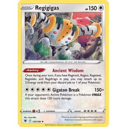 Regigigas 130/189 - SWSH10 Astral Radiance Holofoil