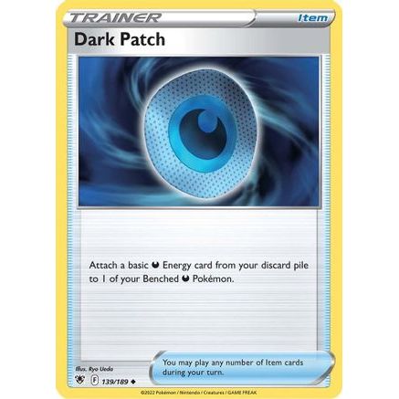 Dark Patch 139/189 - SWSH10 Astral Radiance Reverse Holofoil